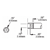 Special shaped soldering iron tip