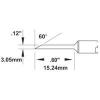 Metcal SMTC-0170/SMTC-1170返修烙铁头