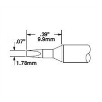 Metcal STTC-037/STTC-137/STTC-837 chisel soldering iron tips